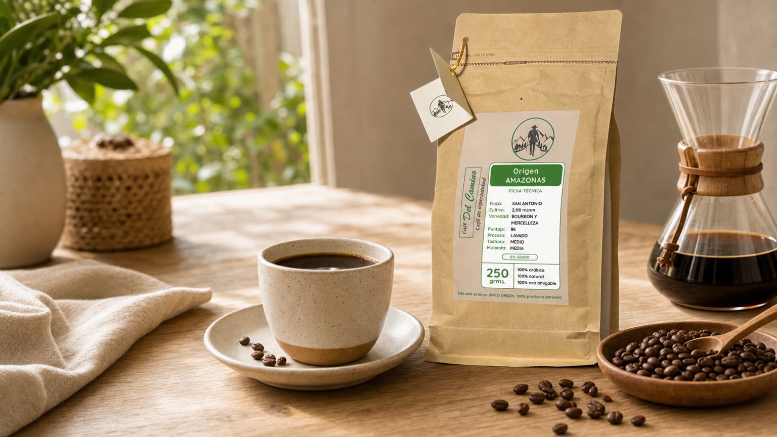 Cafés peruanos de Café del Camino listos para elegir en la tienda online