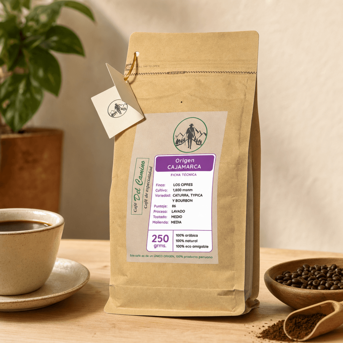 Café Cajamarca cajamarca 250g molido de Café del Camino